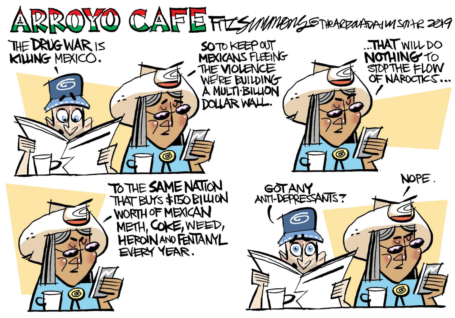 Daily Fitz Cartoon: Mexico
